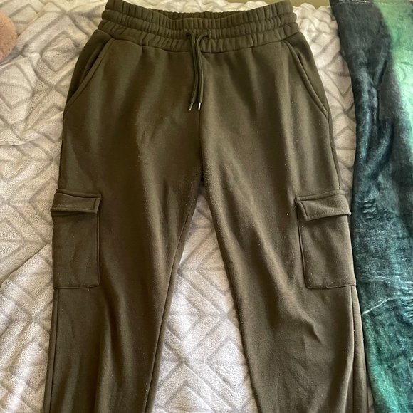 Roma Concept cargo sweatpants, dark green, Medium - Picture 2 of 2